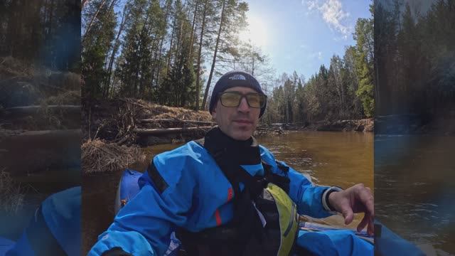 Каякинг на реке Юшут, 50 км за 10 часов.