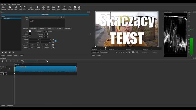 Jak zrobić SKACZĄCY TEKST po ekranie (Shotcut) смотреть онлайн