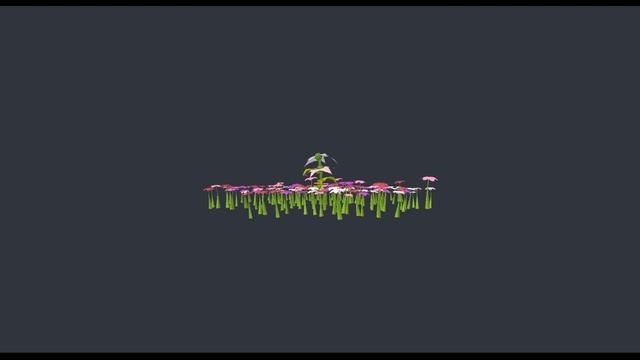 3D Model of flower - file flowers.blend смотреть онлайн