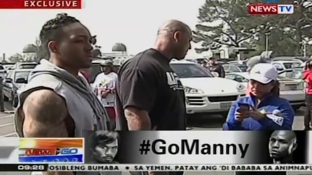 Dating bodyguard ni Manny Pacquiao, bumisita sa training ni Pacman смотреть онлайн
