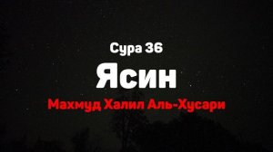 Сура 36 Ясин - Махмуд Халил Аль-Хусари