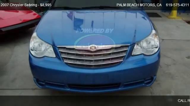 2007 Chrysler Sebring Base - for sale in San Diego, CA 92154 смотреть онлайн