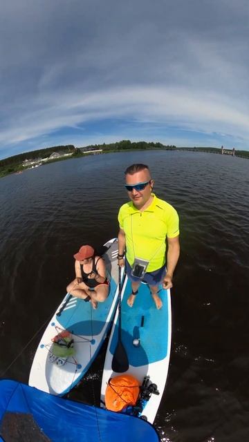 11км На сапах с парусом по ижевскому пруду. #izhevsk #sup #lake смотреть онлайн
