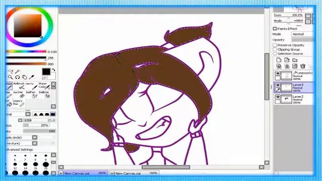 SpeedPaint| Крылатика Софья| Green Tea Show :3