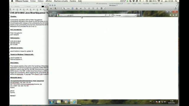 CVE-2010-0842 Java MixerSequencer Vulnerability Metasploit Demo смотреть онлайн