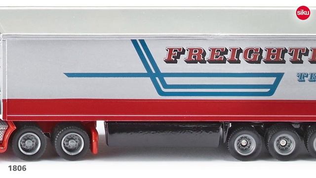 Siku 1806 Road Train Die Case Vehicle In Blister Pack