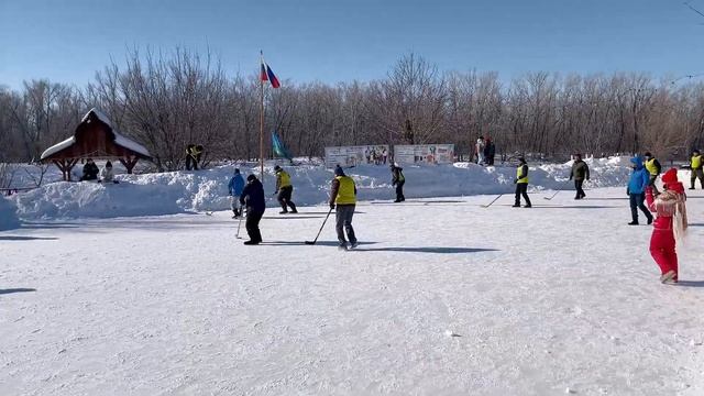 Лесной парк Берендей турнир по хоккею на валенках смотреть онлайн