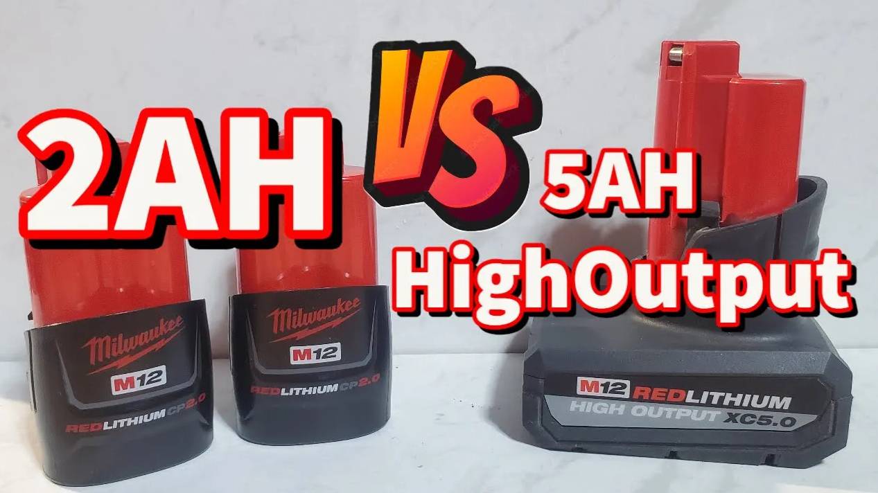 Тест Батареек Milwaukee M12 (5AH High Output против 2AH)