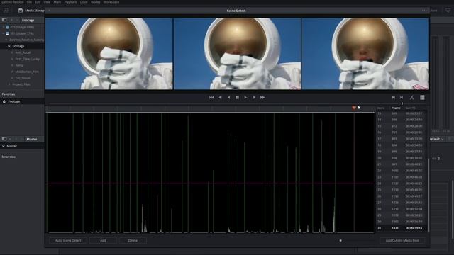 DaVinci Resolve 12 - 19 Scene Cut Detection