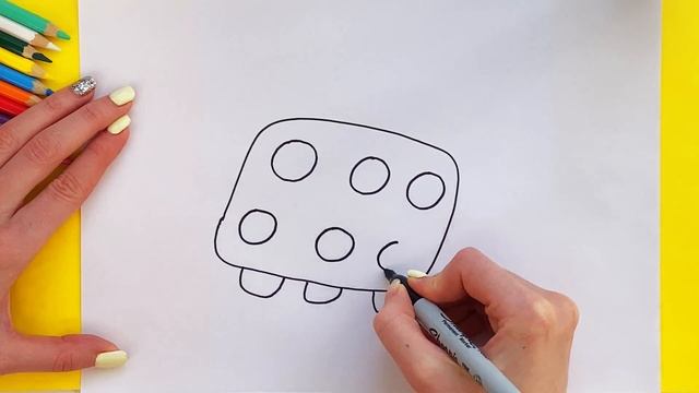 Bolalar Uchun Oson Rasm Chizish 🌈 Drawing For Children. Сурет салу