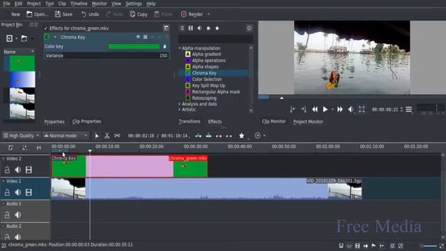 Kdenlive tutorial in Malayalam - Alpha manipulation-2 - Part 8 смотреть онлайн
