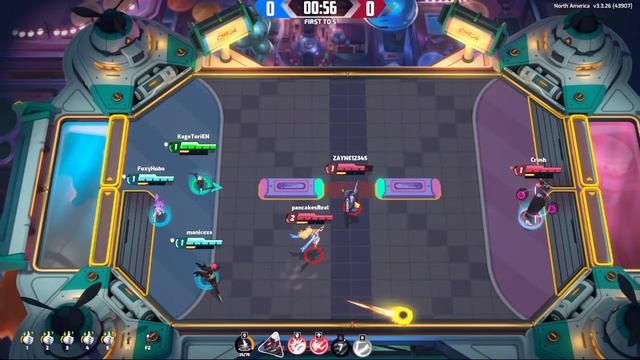 {Omega Strikers} ANIME 3v3 AIR HOCKEY (Again) смотреть онлайн