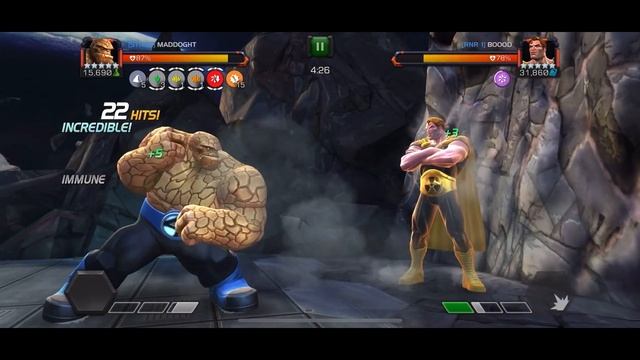 MCOC Season 25 War #1 vs RNR1 - 6 fights DragonMan Polka Dot Power & Apoc Boss assist смотреть онлайн