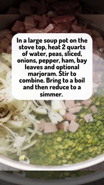 Split Pea Soup Recipe Recipe | #shorts | @lifeslittlesweets смотреть онлайн