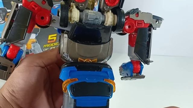 Unboxing Mainan Tobot Tritan Besar Blue Toys Transformers