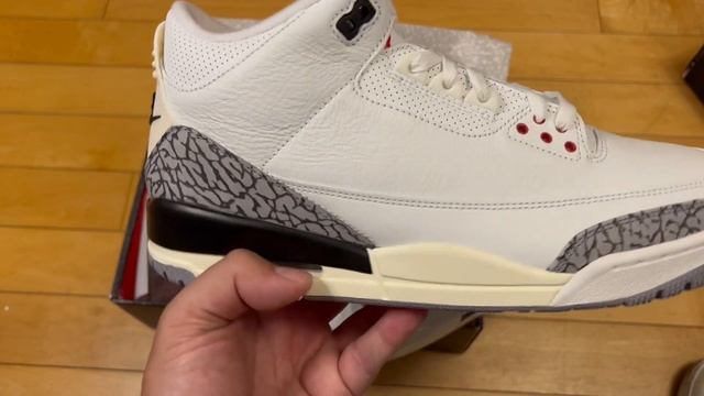 UNBOXING Air Jordan 3 White Cement Reimagined - SNKRS Shock Drop Cop W! Do We Still Need Yellowing смотреть онлайн