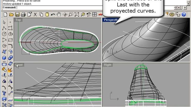 Sexy Sandals modeled in Rhino 4.0 [Part1] [English] смотреть онлайн