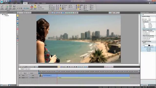 How to add text to a video in VSDC Video Editor ( Free Version ) смотреть онлайн