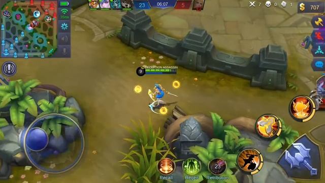 MAIN FREYA DI VS AI-MOBILE LEGENDS INDONESIA смотреть онлайн
