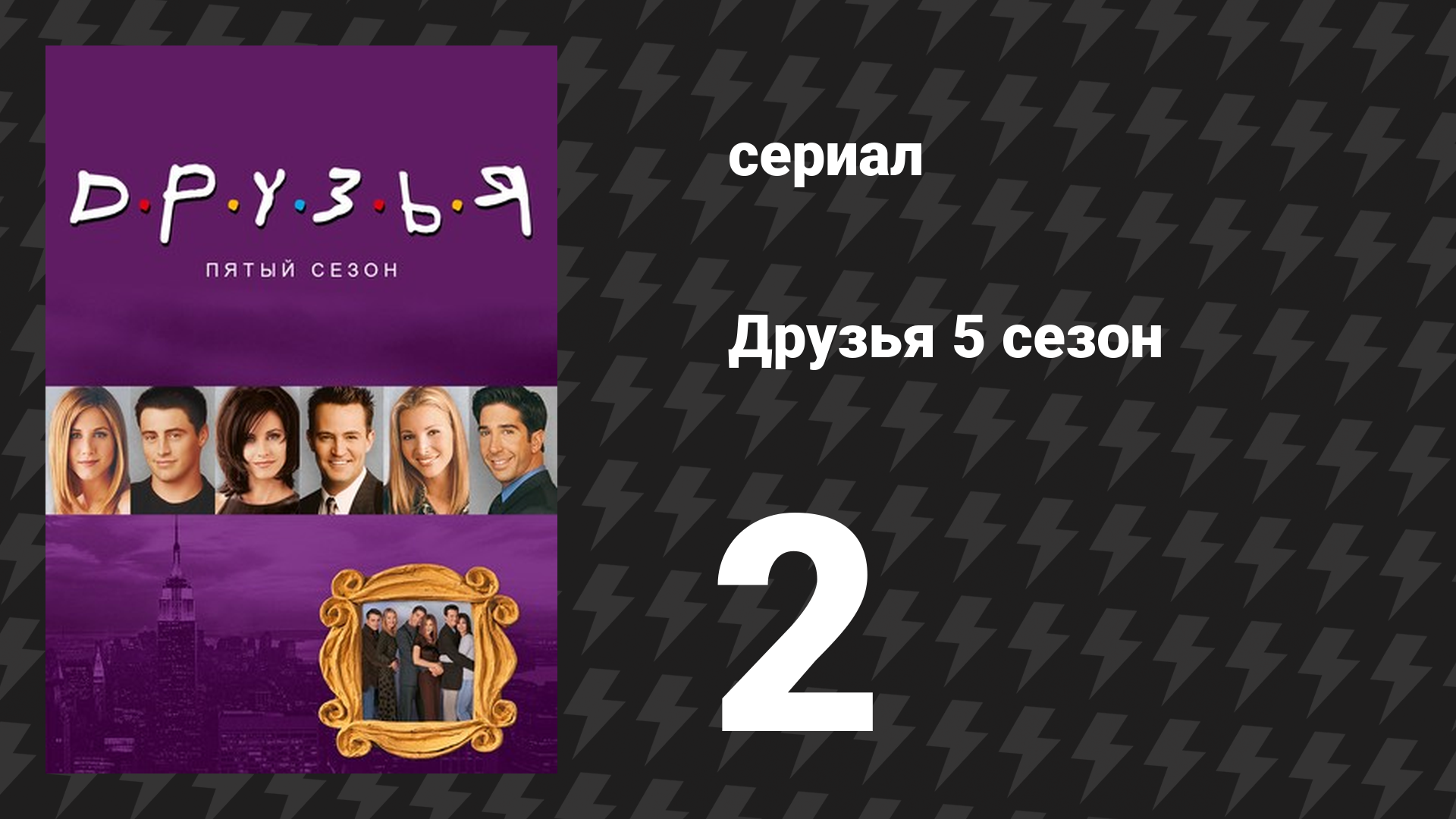 Друзья 5 сезон 2 серия «Эпизод, где все целуются» (сериал, 1998) смотреть онлайн