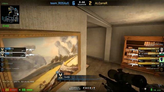 CS:GO - ZyWOo 32 kills on Inferno @ FACEIT смотреть онлайн