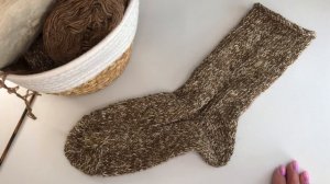 Вяжу носки из шерсти, стираю только так. До и после. Показываю результат