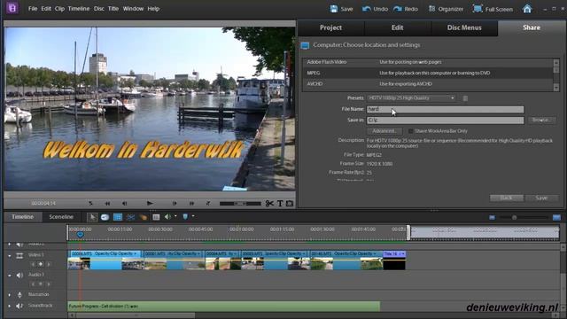 videobewerking met premiere elements 10 - 32 een film naar de eigen computer overbrengen смотреть онлайн