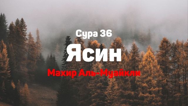 Сура 36 Ясин - Махир Аль-Муайкли
