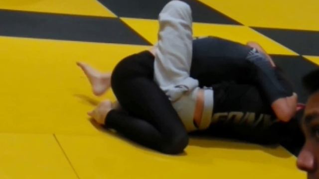 Girl Grappler Pins Boy