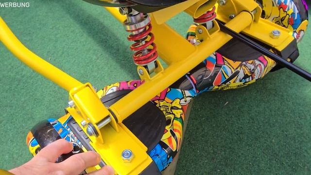 😎Cooles Design Hoverboard Sitz mit Federung für 6,5" bis 10" Hoverboards von RCB im Test смотреть онлайн