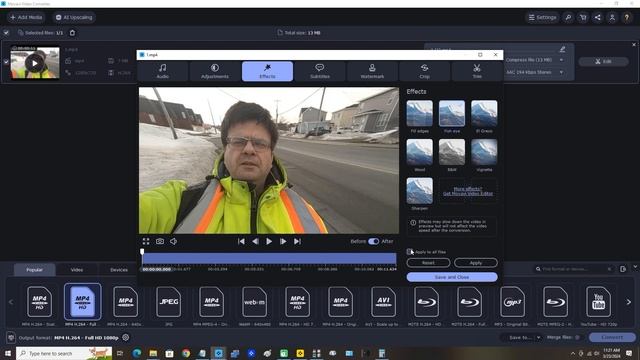 Add The Fish Eye Effect In Movavi Video Converter 2023 смотреть онлайн