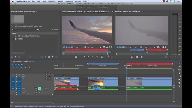 6 Premiere Pro Timeline Tips