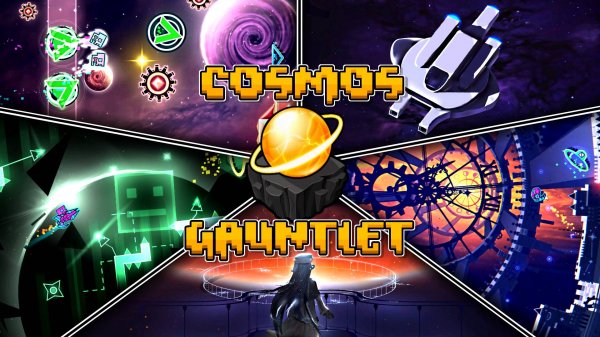 Все уровни Cosmos Gauntlet | Geometry Dash