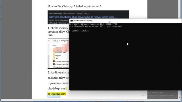 Fix Chivalry 2 failed to join server смотреть онлайн