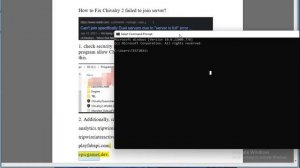 Fix Chivalry 2 failed to join server