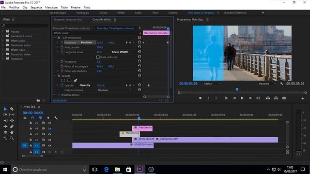 Solid Color Transition - Premiere Pro CC 2017 (ITA/ENG) смотреть онлайн