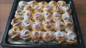 ТВОРОЖНЫЕ ПУШИСТЫЕ булочки с абрикосовым вареньем \Вкусные домашние булочки\Выпечка рецепты