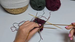 Мастер-класс по вязанию носков интарсией