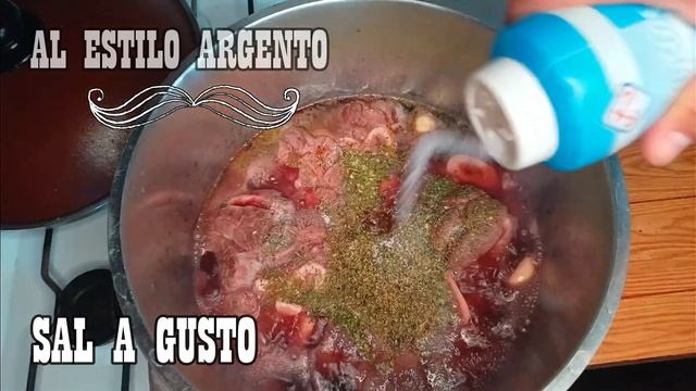 OSOBUCO (Puchero) AL VINO TINTO RECETA ECONOMICA