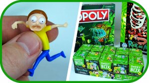 Рик и Морти. Распаковка фигурок из Свит Бокс. Монополия, паззлы, игры.