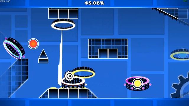 Gameplay from a beginner with music: Creo - Crazy // Geometry Dash // 2.1 layout // смотреть онлайн