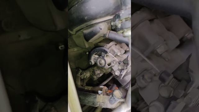 Тойота Виш кузов 10, снимаем стартер. Дигатель  1 Zzfe. Wish Toyota