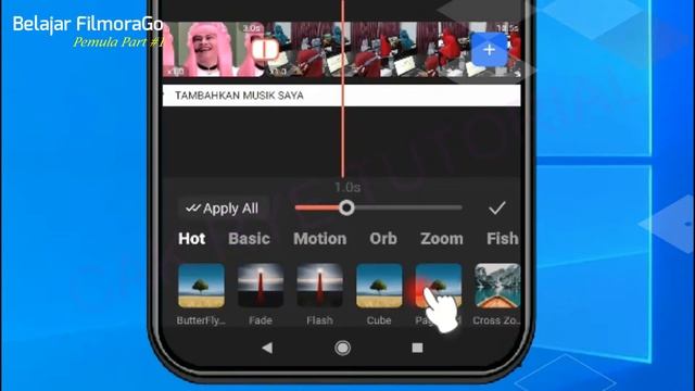 Belajar Editing Video FilmoraGo di HP Android untuk Pemula bagian #1 смотреть онлайн