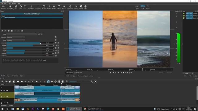 Shotcut #36 - Cara Split Layar Video  | Video Editor Pc Gratis No Watermark