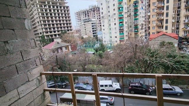 Квартира в состоянии черный каркас в новом жилом доме в городе Батуми. смотреть онлайн