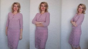 Костюм крючком_Обзор + МК мотива и соединение мотивов