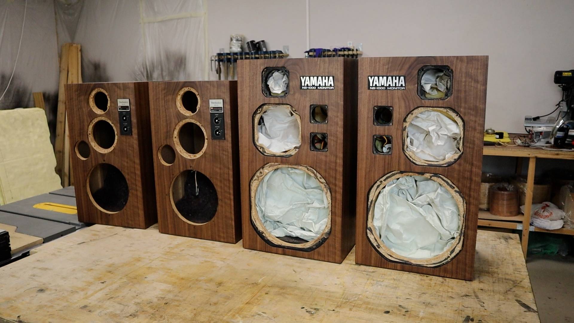 В мастерской №55. Сдал часть проектов, фанеровка L300 Nova, ремонт ЭМОС.