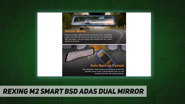 REXING M2 Smart BSD ADAS Dual Mirror - Review 2023 смотреть онлайн