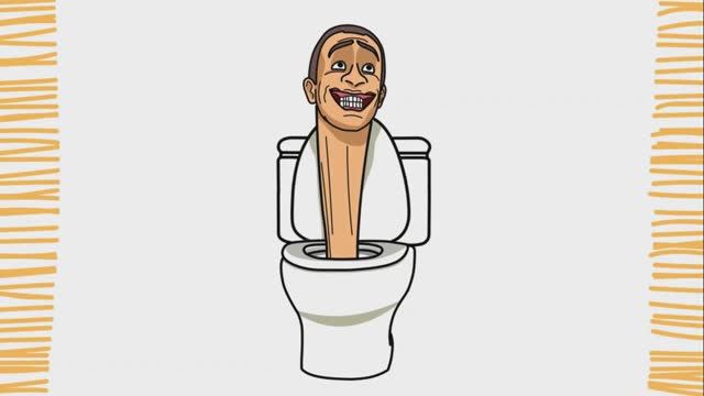 Как нарисовать ТУАЛЕТ SKIBIDI I легко смотреть онлайн