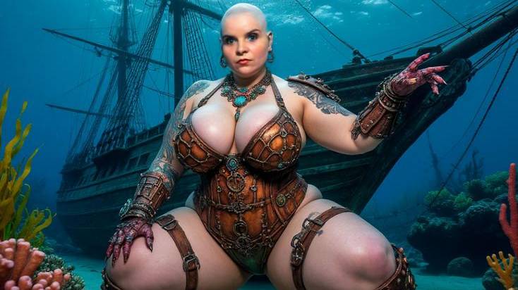 Урсула - морская ведьма - похищает моряков 6